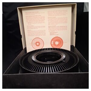 Kodak Carousel 80 Slide Tray Black for 2x2 Slides CAT 157 2593 with Box